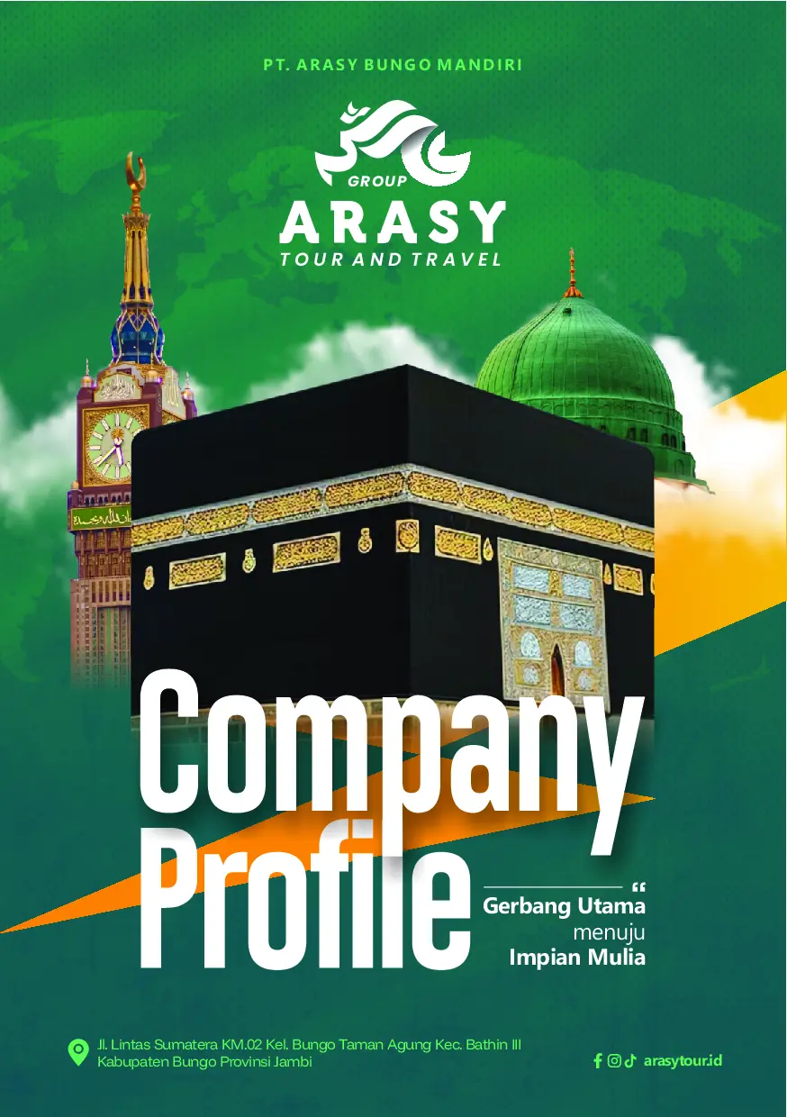 Halaman Tentang Arasy Tour and Travel